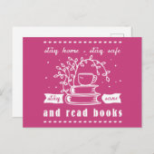 ステイセーフステイホームアンドブ読ックス ポストカード (正面/裏面)