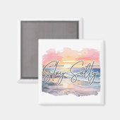 ステイソルティサンセットビーチマグネット マグネット (正面/裏面)