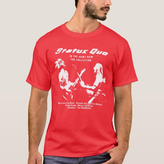 ステイタス・クウォロックバンドの家族 Tシャツ (正面)
