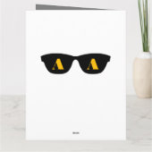 ステイチルヒップホップペンギンカッコいいキッド カード (裏面)