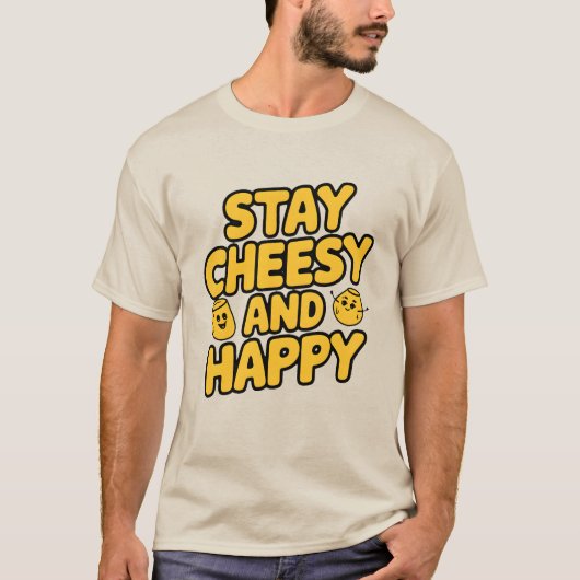 ステイチーズアンドハッピー Tシャツ (正面)