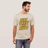 ステイチーズアンドハッピー Tシャツ (正面フル)