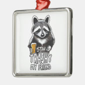 ステイトラシーマイフレンドラクーン メタルオーナメント (左)