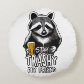 ステイトラシーマイフレンドラクーン ラウンドクッション (裏面)