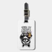 ステイトラシーマイフレンドラクーン ラゲッジタグ (正面縦)