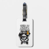 ステイトラシーマイフレンドラクーン ラゲッジタグ (裏面縦)