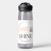 ステイハイドレート&ハッピー – スマイル&シャインボトル ウォーターボトル (正面)