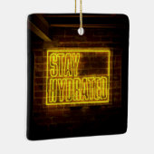 ステイハイドレーネオンイエローサイン セラミックオーナメント (右)