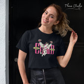 ステイハッピーブインラブキューピッドバレンタインヴィンテージ Tシャツ