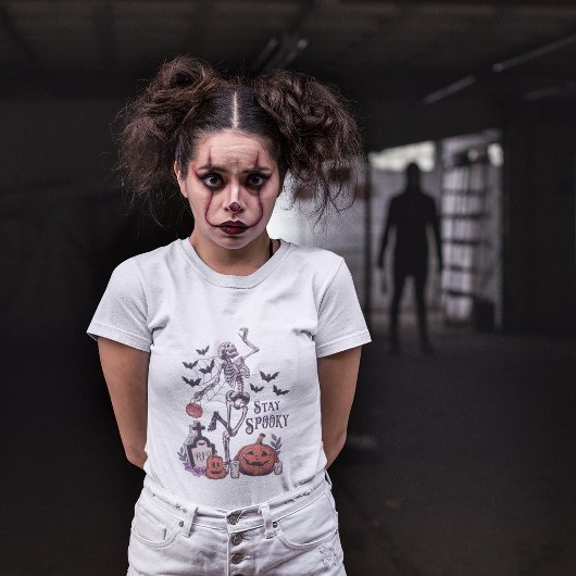 ステイハロウィン不気味ファミリーマッチング Tシャツ