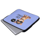 ステイハンブルキャットデザインノートパソコンケースエレクトロニクスバッグ ラップトップスリーブ (正面下部)