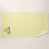 ステイビーチタオル – ソフトスタイリッシュ、サン ビーチタオル (正面)