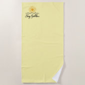 ステイビーチタオル – ソフトスタイリッシュ、サン ビーチタオル (正面)