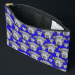 ステイフィーのブル・テリアのワンちゃん模様 アクセサリーポーチ<br><div class="desc">特徴は青い（犬）スタッフォードのブルテリアのパピーのパターンで。</div>