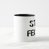 ステイフェイスティ勇気付けられる マグカップ (中央)