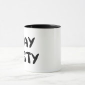 ステイフェイスティ勇気付けられる マグカップ (中央)