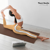 ステイフォーエバーヤングリープイヤーシンプルヴィンテージ レギンス