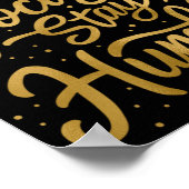 ステイフォーカスステイ謙虚 ポスター (角)