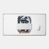 ステイフドッグハロウィーンスクエア デスクマット (キーボード&マウス)