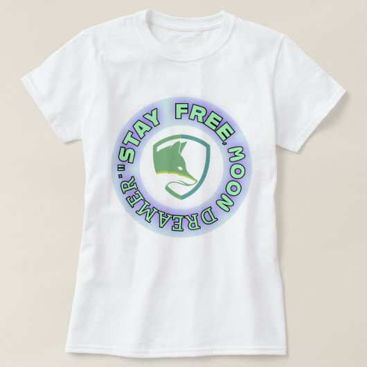 ステイフリームーンドリーマー | 写真 | フレーズ Tシャツ (デザイン正面)