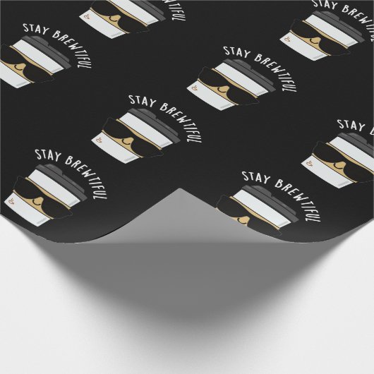 ステイブルワーおもしろいコーヒーパン ラッピングペーパー (角)