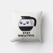 ステイブルワーおもしろいコーヒーポットプリン クッション (正面)