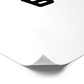 ステイブルワーおもしろいコーヒーポットプリン ポスター (角)