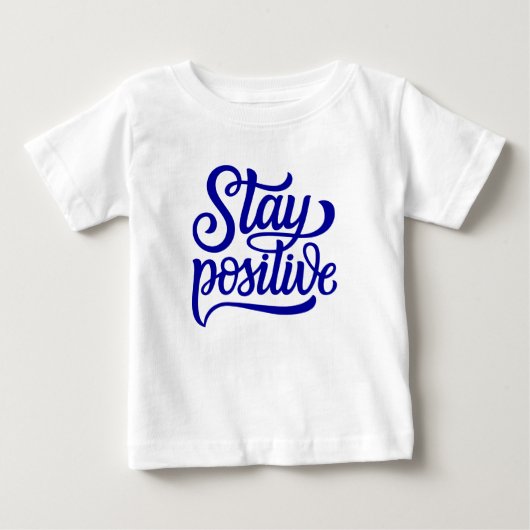ステイブルー前向き ベビーTシャツ (正面)