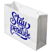 ステイブルー前向き ラージペーパーバッグ (正面アングル)