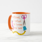 ステイホームアンドシュー マグカップ (正面左)