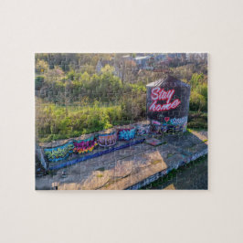 ステイホームステイセーフアッシュビルノースカロライナ州ステイホーム ジグソーパズル