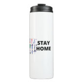 ステイホームステイセーフホワイトドクターズアドバイス タンブラー (正面)