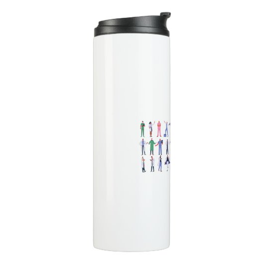 ステイホームステイセーフホワイトドクターズアドバイス タンブラー (回転左)