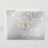 ステイホームステイセーフ結婚ズ延期メイソンジャー 案内ポストカード (正面/裏面)