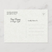 ステイホームステイセーフ結婚ズ延期メイソンジャー 案内ポストカード (裏面)