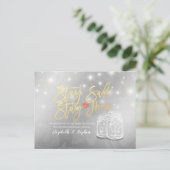 ステイホームステイセーフ結婚ズ延期メイソンジャー 案内ポストカード (スタンド正面)