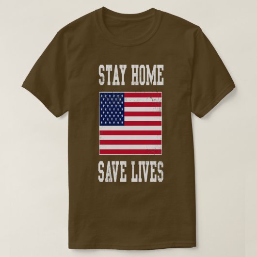 ステイホームレ救イズUSAコビデ Tシャツ (デザイン正面)