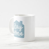 ステイホーム コーヒーマグカップ (正面左)