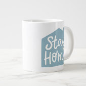 ステイホーム ジャンボコーヒーマグカップ (正面右)