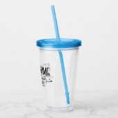 ステイホーム|人救命 アクリルタンブラー (左)