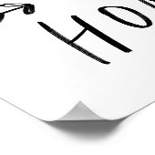 ステイホーム |手書きフォント ポスター (角)