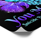 ステイユーバタフライセミクロモスーサイド認識度 ポスター (角)