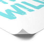 ステイワイルドキッズルームウォールアート ポスター (角)