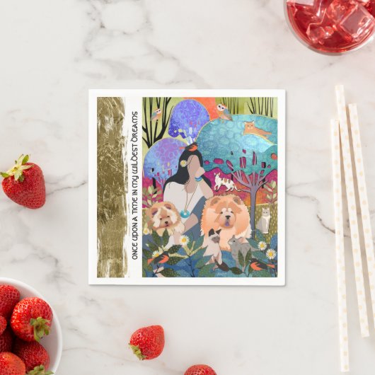 ステイワイルドジプシーチャイルド – 紙ナプキンス スタンダードカクテルナプキン (インサイチュ)