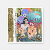 ステイワイルドジプシーチャイルド – 紙ナプキンス スタンダードカクテルナプキン (正面)