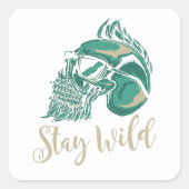 ステイワイルドスクエアステッカー スクエアシール (正面)