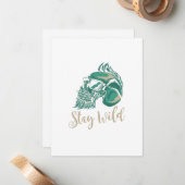 ステイワイルドノートカード ノートカード (正面/裏面インサイチュ)