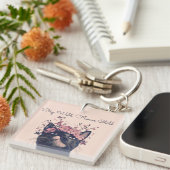 ステイワイルドフラワーチャイルドキャットフローラボー キーホルダー (正面右)