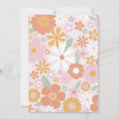 ステイワイルドフラワーチャイルドレトロフローラ 招待状 (裏面)