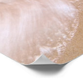 ステイワイルドフリー美しいビーチと海 ポスター (角)